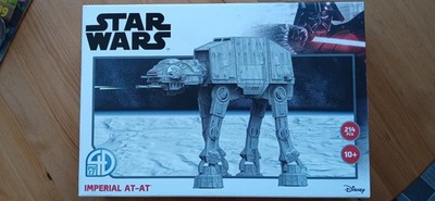 REVELL STAR WARS IMPERIAL WALKER AT-AT 3D CARD KIT, BNIB, 214 pcs, 42cm long
