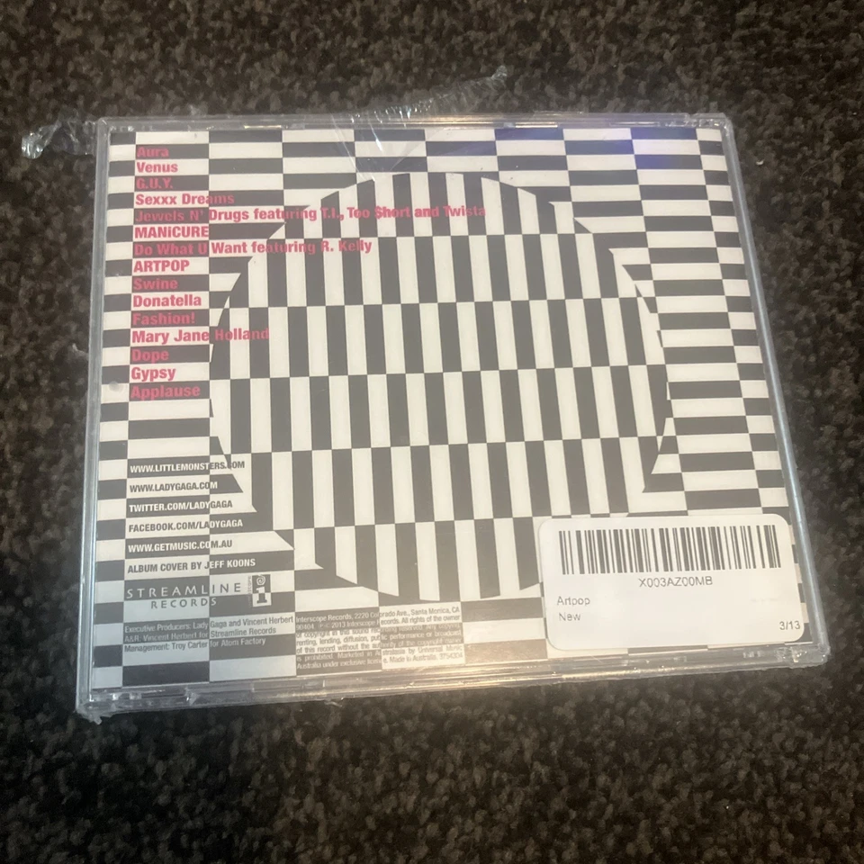 Lady Gaga – Artpop CD 2013 Australia Pressing Interscope 2013 Sealed! Case Crack - Image 2 of 2