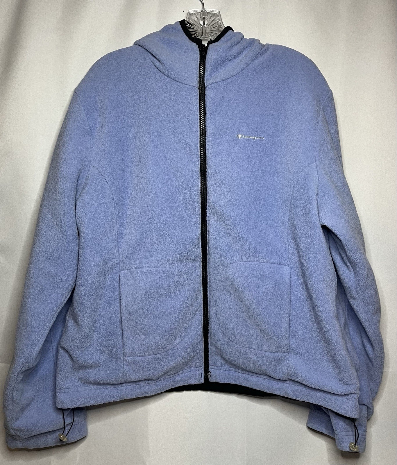 Champion Women’s Light Blue Full Zip Hoodie Jacket Casual Athleisure Size M