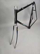 Rahmen Set Cerasso Schwarz vintage retro Stahl frame 80s 59 cm 126 mm L'Eroica