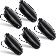 Frienda 5 Pieces Auto Car Vehicle Sun Visor Clip Holder Sunglasses Black 