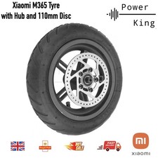 Xiaomi M365/1s/Essential Rear Pneumatic Tyre with 110mm Disc Wheel Hub E scooter