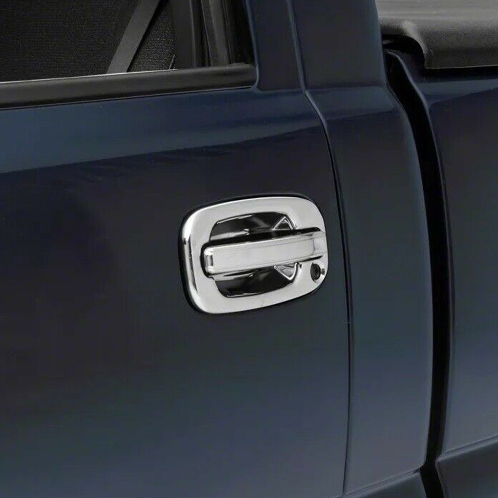 For Chevy Silverado /GMC Sierra Chrome 4* Door +Tailgate Handle Lever Cover Trim