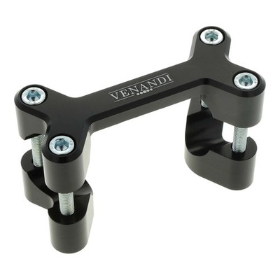 Lenkeraufnahme Dogbone CNC schwarz eloxiert