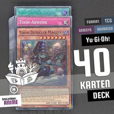 Yugioh! - Toon Deck - Spielbereit - mit Toon-Dunkler Magier - Deutsch! 🎉🔽