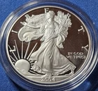 A 2004 W Proof $1 American Silver Eagle In OGP COA