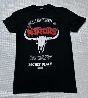 The Meteors Stomping 8 Secret Place France Graphic T-Shirt Black Men's Size S