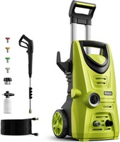 26-Ft 2030 PSI Electric Pressure Washer with Swivel Joint
