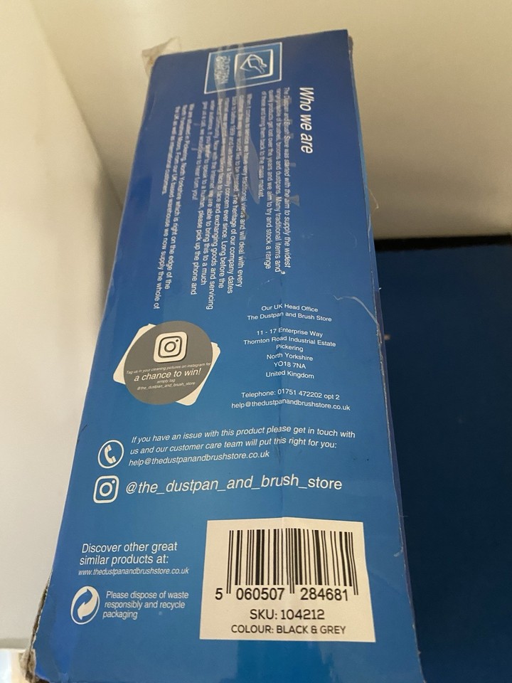 Long Handled Dustpan And Brush Set White From The Dustpan And Brush ...