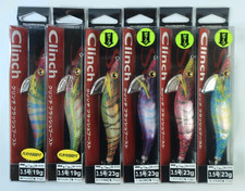 6 Shimano Sephia Clinch Flashboost #3.5 19g Deep Type 23g Squid Jig Lot.