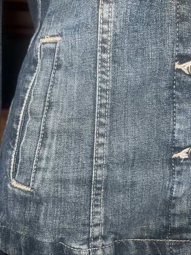 Calvin Klein Longline Jeansjacke - Bild 2 von 8