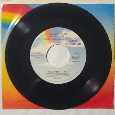 Reba McEntire~ The Greatest Man I Never Knew/ If I Had Only Known ~45 RPM Record