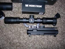 VICTOPTICS S6 1-6X24 30mm SFP LPVO, Monstrum Hypergrip Mount & Trybe 2x Doubler