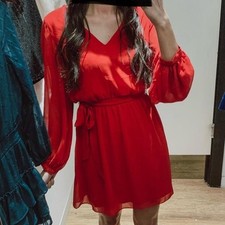 New With Tags Express Red Mini Dress Women's Size XS