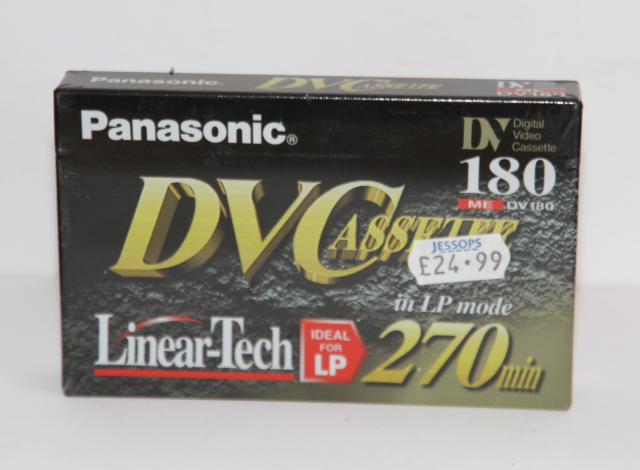 Panasonic Standard DV Cassette DVC 180 Linear Tech LP 270min  AY-DV180EK