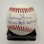ANDRUW JONES SIGNED/AUTO'D OFFICIAL RAWLINGS MLB BASEBALL BRAVES #25 RETIRED-BAS