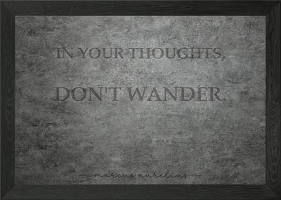 Marcus Aurelius Stoic Philosopher Q gerahmtes Wandbild Poster Leinwanddruck Bild