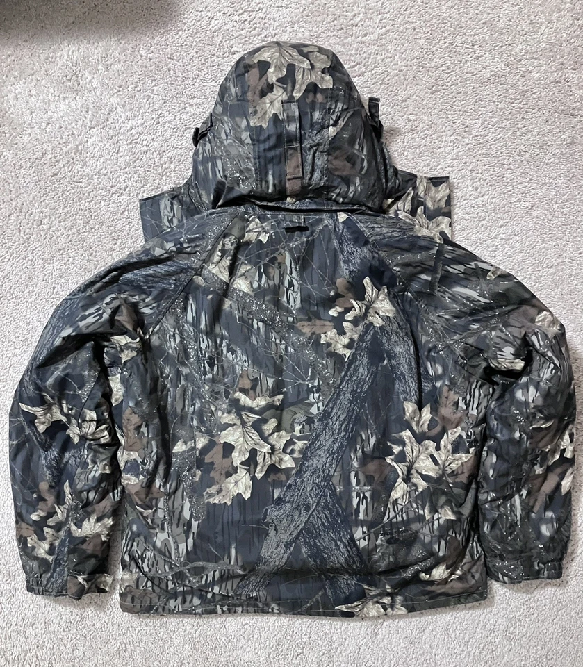 XL Columbia Hunting Interchange Mossy Oak Break-Up Camo Mens Winter Coat RARE - Image 3 of 4