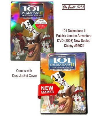 Disney 101 Dalmatians II Patch s London Adventure Sp Ed #56624 DVD New Sealed