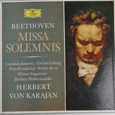 Herbert von Karajan Beethoven Missa Solemnis 1966 DGG SKT195 196 LP-11132