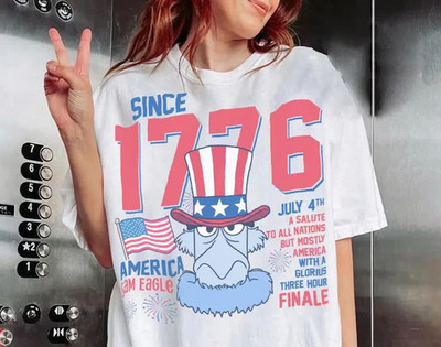 The Muppets Sam Eagle July 4th Fireworks Celebration T-shirt