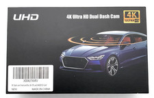 4K Ultra High Definition Dash Cam With Night Vision And Loop Recording