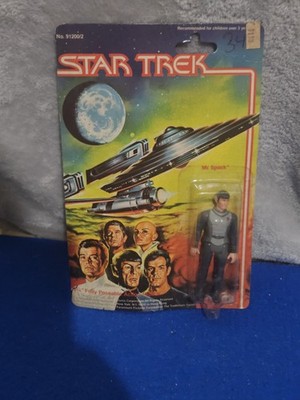 RARE 1979 NEW STAR TREK MR SPOCK 3 3/4'' FULLY POSEABLE ACTION FIGURE MEGO CORP