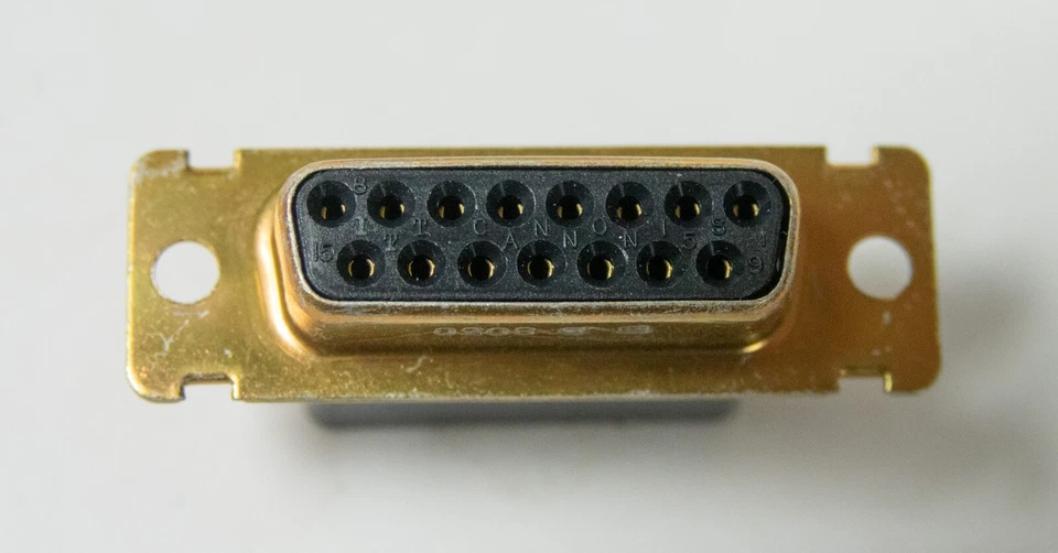 NEW 15 Pin ITT Cannon D-Sub Female IDC Connector 22-24 DASPA-15S Many Available - Image 2 of 4