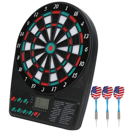 Electronic Dart Automatic Scoring Soft Dart Board Set Family Leisure Target YM - Picture 6 of 12