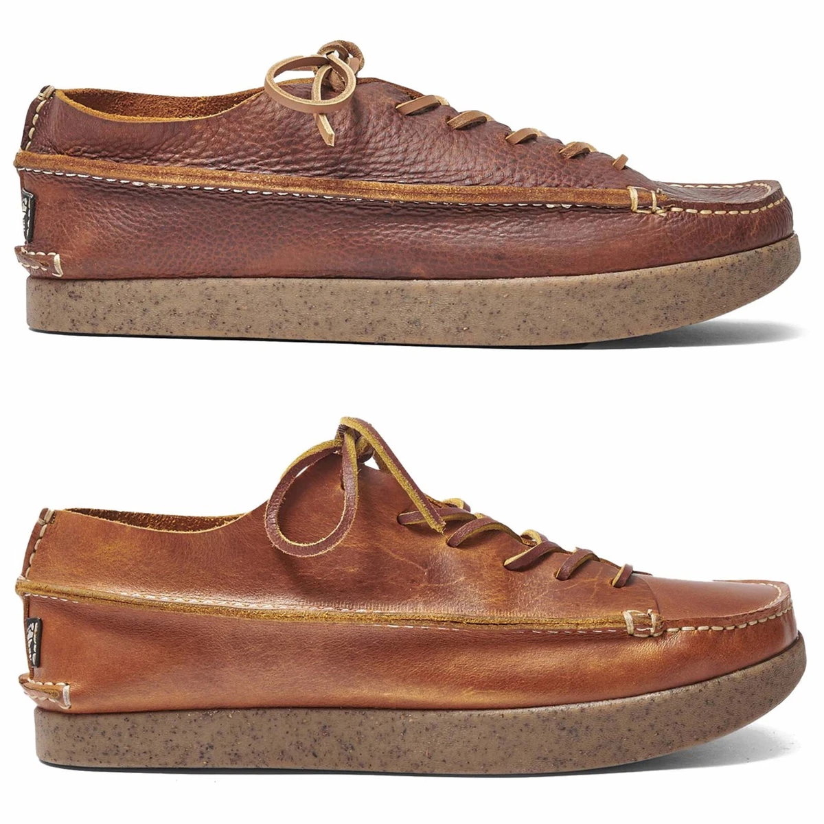 Yogi Footwear - Yogi Finn Recycled Negative Heel Shoe - Brown Leather - BNIB