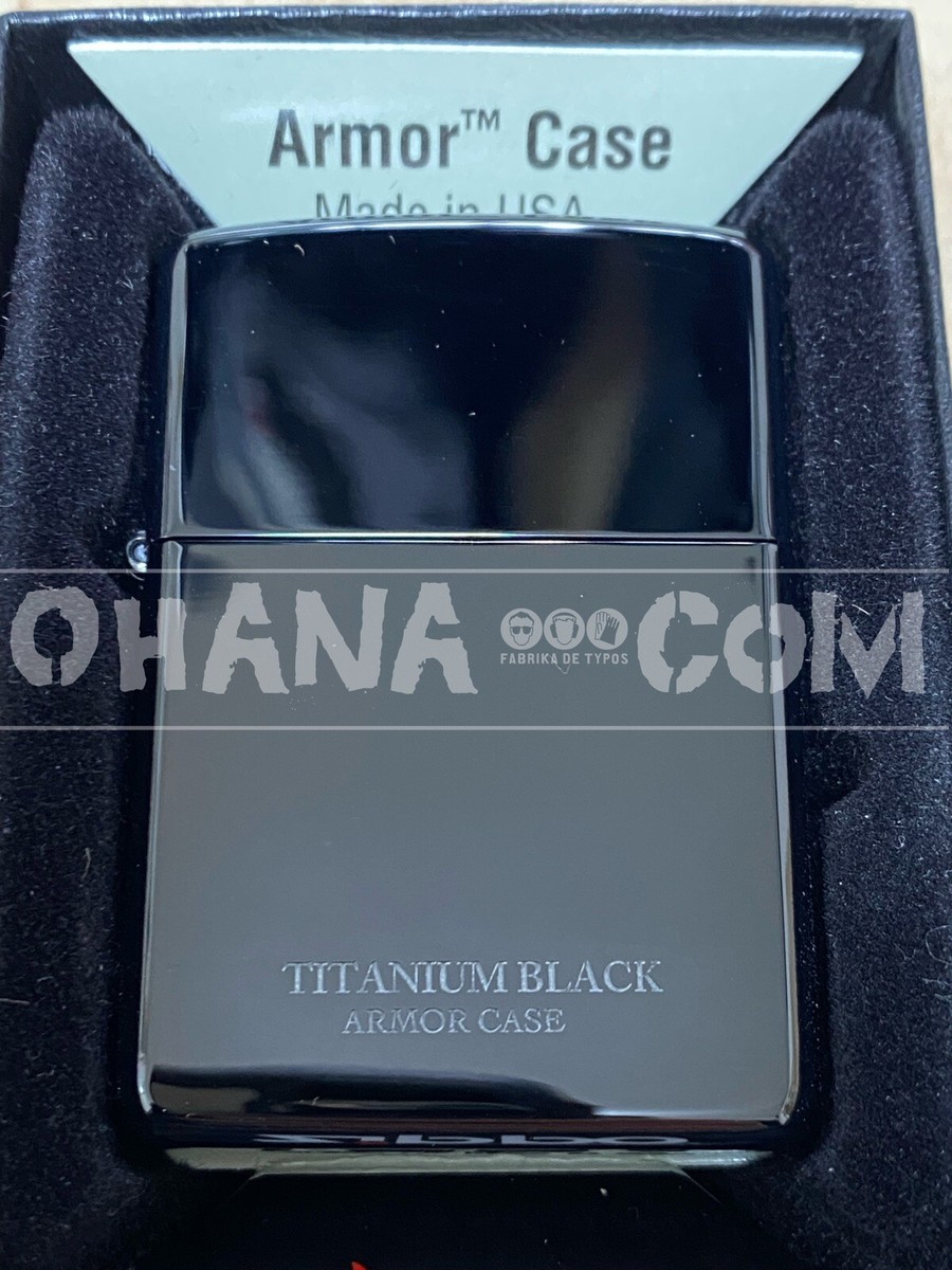 Zippo Armor Case ライター本体 Zippo Lighter Armor Case Platinum Plating Silver Side Logo 