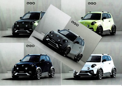 e.GO e.wave X car (made in Germany) _ Paris Motor Show 2022 _ brochures / brochure
