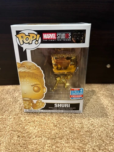 NYCC 2018 Fall Convention Exclusive Black Panther Shuri Gold Chrome Funko Pop!