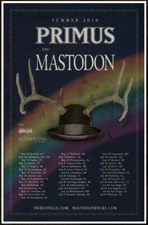 PRIMUS | MASTODON | ALL THEM WITCHES 2018 Tour Ltd Ed RARE Poster +BONUS Poster!