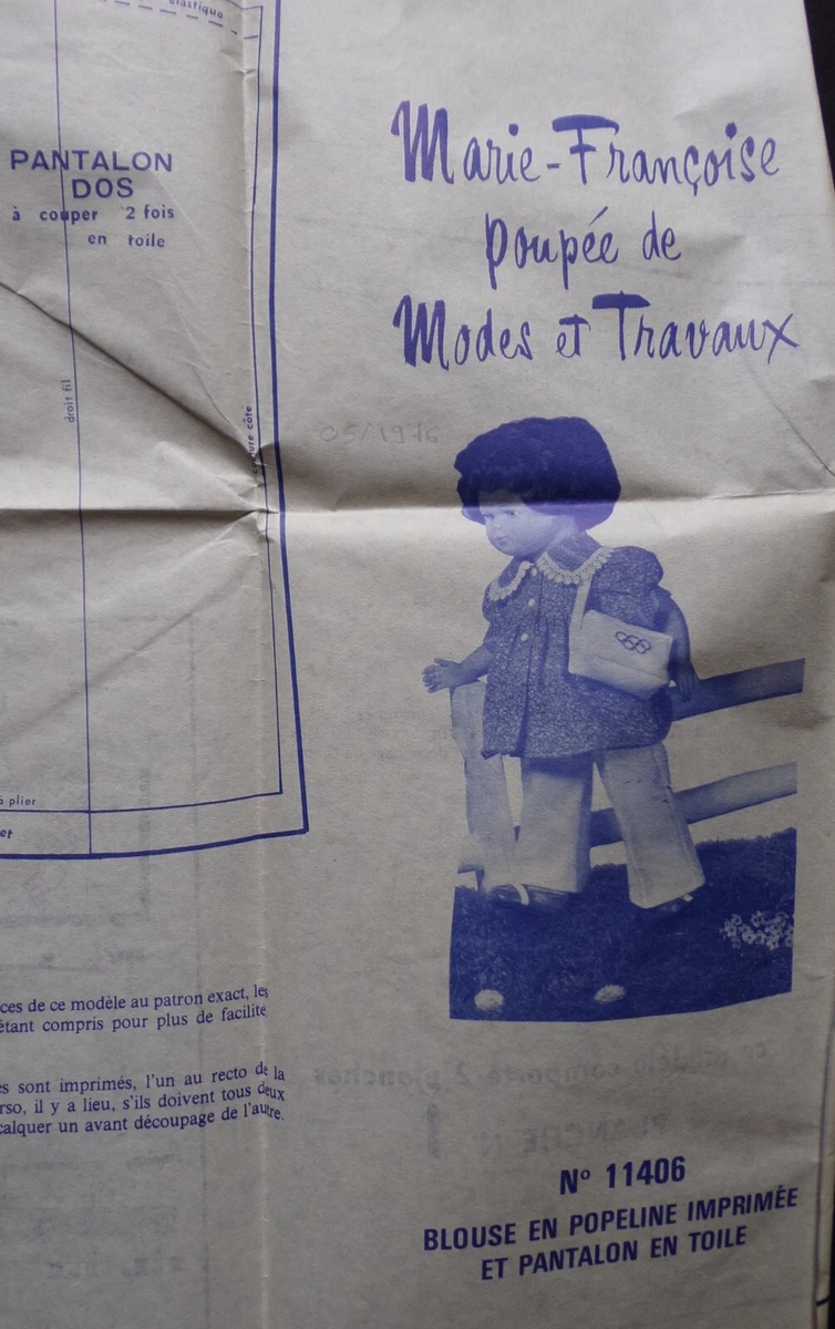 Page POUPÉE FRANÇOISE - MICHEL Modes et Travaux avec Mini