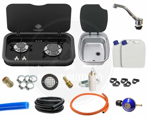 THETFORD TOPLINE 165 SILVER ARGENT SINK COLD TAP GAZ REG CONVERSION KIT