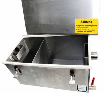 Walpol 184 Liter Fettabscheider Oelabscheider Edelstahl Fett Abscheider WNG-3