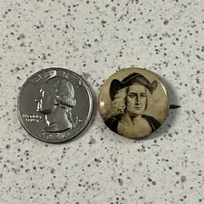 Vintage Christopher Columbus Celluloid Pin Pinback Button #45022