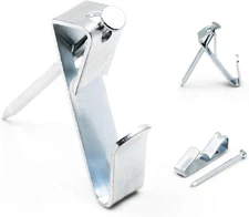 100-Pack 30 lb Picture Hanging Hooks with Wall Nails - Drywall Hangers Pro Set