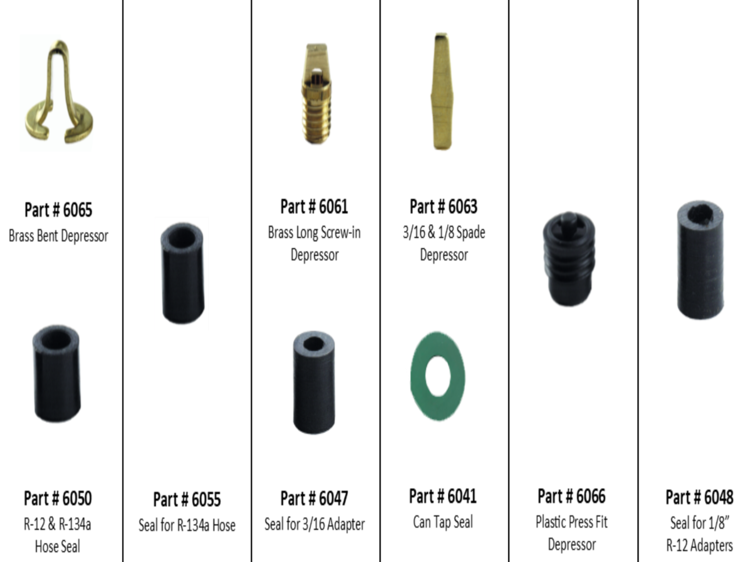 FJC, Inc. 6070 50 Piece Charging Hose Seal/ Depressor Kit NEW! FREE