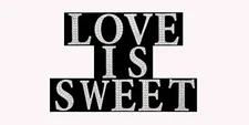 The Paper Studio GLITTER GEMSTONES Stickers - LOVE IS SWEET - 11 pcs