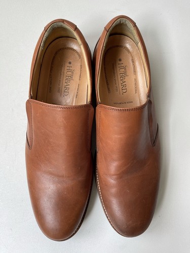 Samuel Hubbard Frequent Traveler Whiskey Tan Leather Slip On Comfort Shoes 13 M - Picture 3 of 10