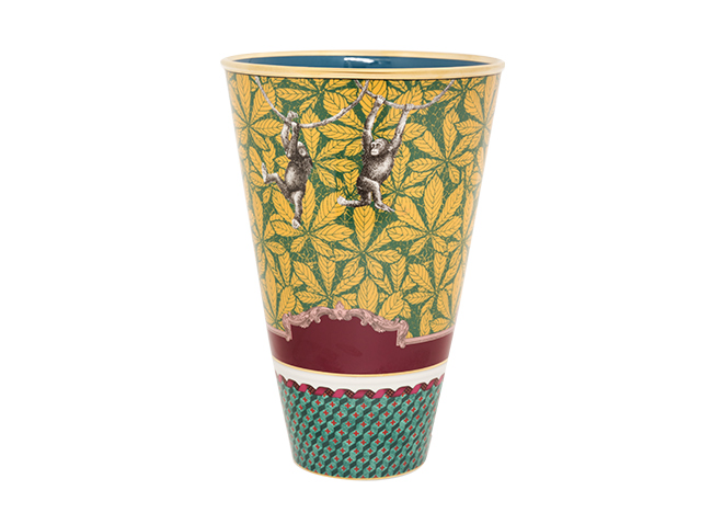 Richard Ginori Totem - Monkey Totem Vase H 30.5Cm Porcelain Ginori