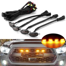 Kit de 4 luces de circulación LED ámbar para Ford F150 estilo Raptor EE. UU.