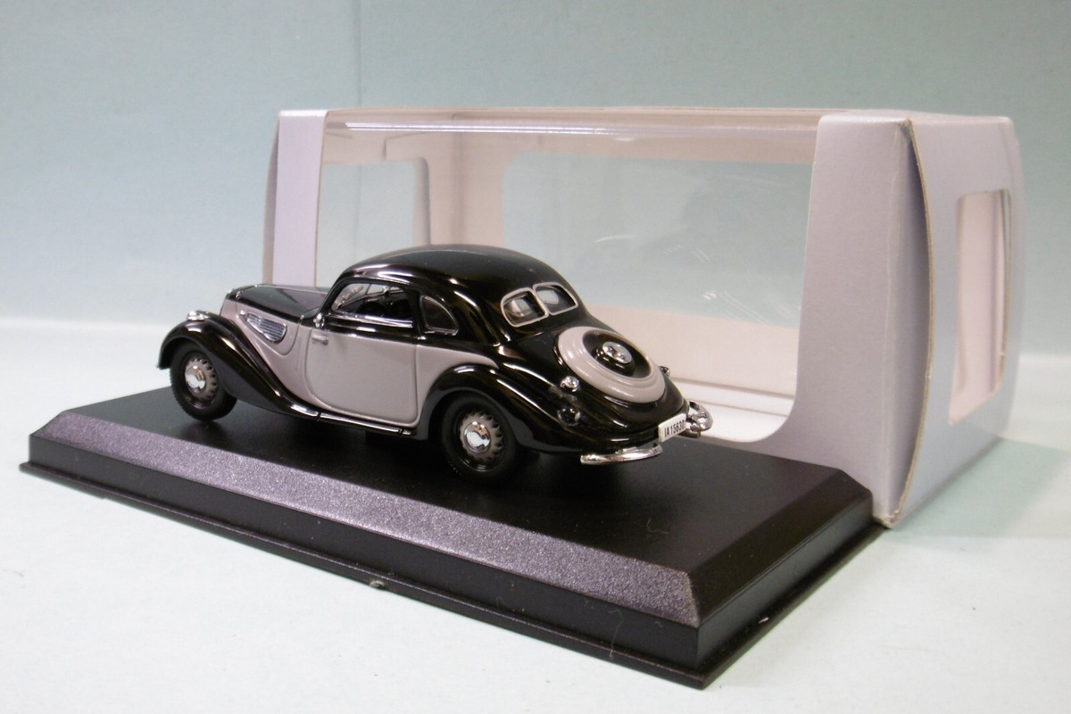 Modèle Réduit BMW 327 Coupé 1938 - 1/43 - Atlas/Solido - Métal Noir Et Gris - Boîte D'Origine
