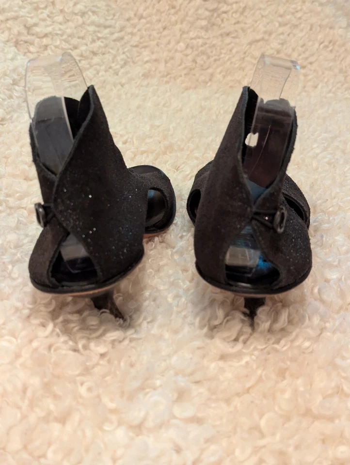 Tacones Cydwoq de cuero negro talla 36,5 Foto 4 de 4