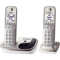 Panasonic Dect 6.0 Expandable Digital Cordless Phone With 2 Handsets Kx-tgd212n on sale Panasonic Dect 6.0 Expandable Digital Cordless Phone With 2 Handsets Kx-tgd212n on sale
