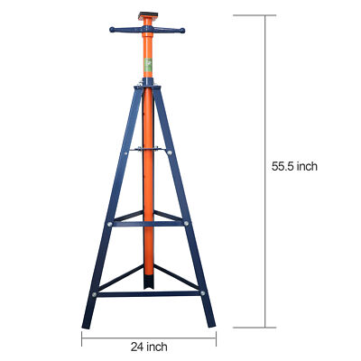 2 Ton Underhoist Tripod Heavy Duty Pin Type Truck Jack Stand foldable easy carry