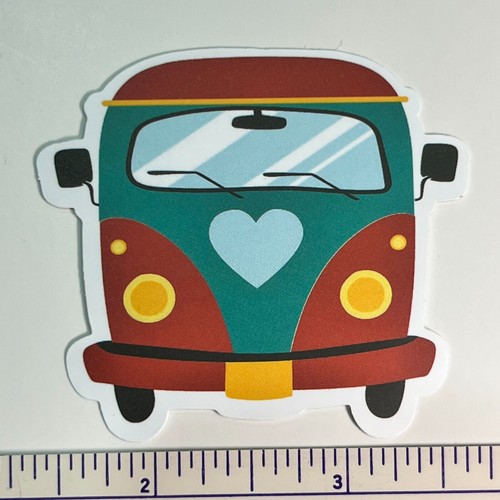 Hippie Love Bus Trippie Hippie -Vinyl Decal Sticker Bomb Peace Wanderlust Travel - Picture 2 of 5