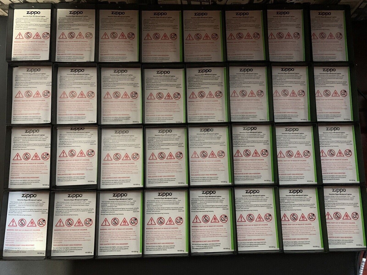 LOT OF 28 SET ZIPPO LIGHTER EMPTY BOX WITH WARRANTY, BOX ONLY | eBay